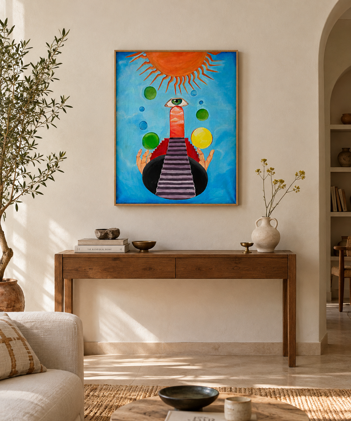 The Gate - 50x60cm Acrylic Painting