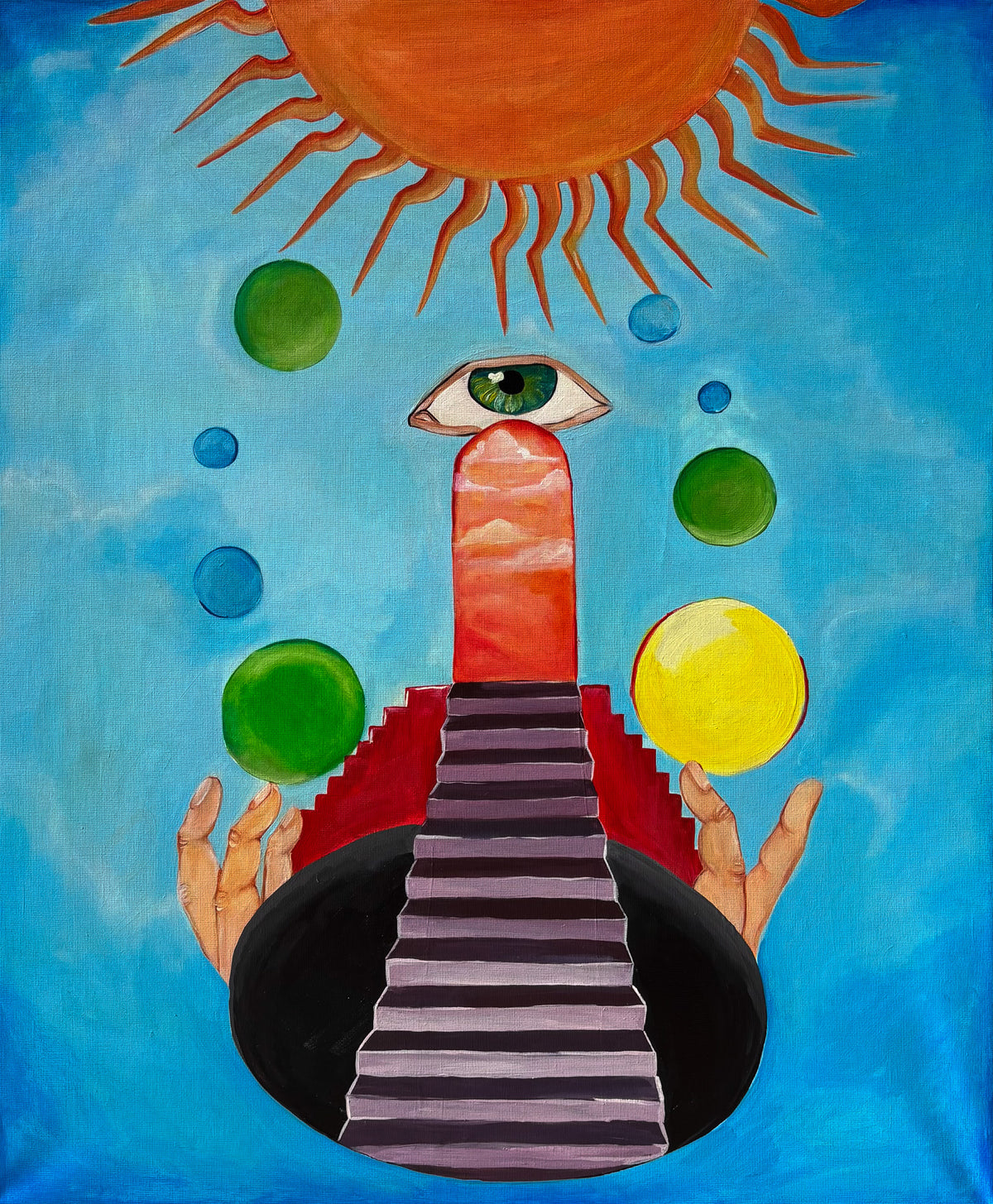 The Gate - Acrylic Painting