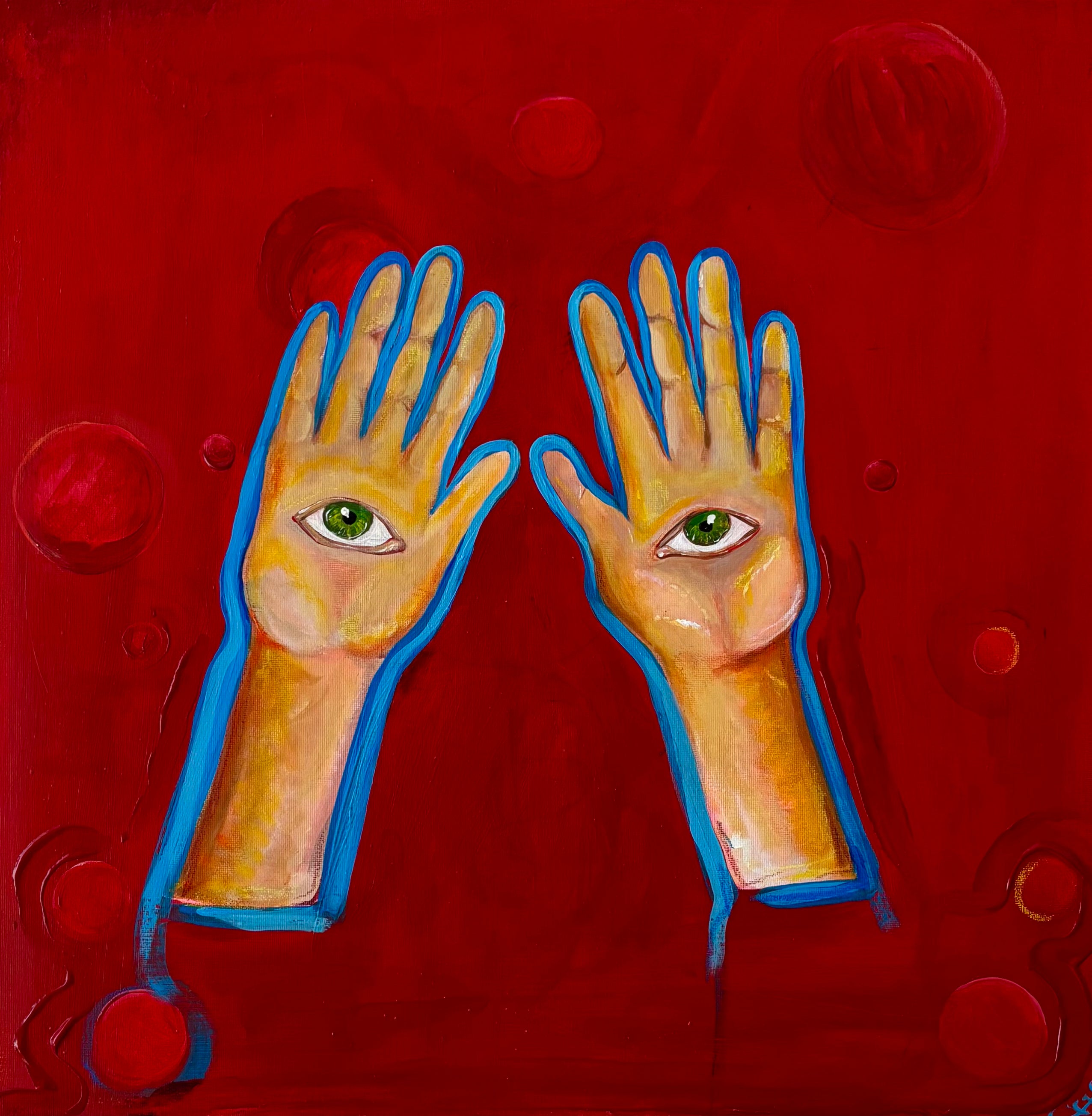 I Wish My Hands Could See - Acrylic Painting